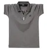 est men koszulka polo letnia oddychająca kołnierz oddychającym bawełny haft haftowy mężczyzna top tees polo business shirt men 6xl 220613