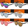 2022 nowe designerskie okulary przeciwsłoneczne Fashion Letter Lens Trend męskie okulary przeciwsłoneczne Outdoor Beach okulary przeciwsłoneczne dla kobiet 9 kolorów wysokiej jakości