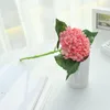 Dekorativa blommor kransar korta små hortensia simulering blommor kreativa diy leveranser arrangemang tillbehör växt grön plantdecorati