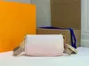 HH 최신 여성 디자이너 고급 가방 크로스 바디 2022 여름 시리즈 럭셔리 멀티 포케 트 3pcs 그라디언트 핸드백 어깨 둥근 동전 가방