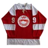 C26 NIK1 99 Wayne Gretzky Soo Greyhounds Hockey Jersey Haft Szyte Dostosuj dowolny numer i nazwy koszulki