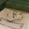 Högkvalitativ ny kärleksdesigner Ring Creative Mönster Retro ringar 925 Silver Fashion Plated Ring Luxury Jewelry Supply Wholesale Wassale With Box