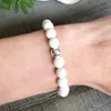 MG1512 Strand Natual Rock Lava Stone Aromaterape Aromaterapy Bransoletka olejka eteryczna dyfuzor Mala Bracelety dla kobiet dla kobiet Healing242i