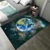 Tapijten Galaxy Space Tapijt voor woonkamer Tapijten Slaapkamer 3D Earth Planet Area Tapijt Dooms Bad Mat Lounge Home Decorcarpets