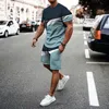 يضع رجال أزياء الشارع الصيفية ملابس رياضية للملابس الضخمة ثلاثية الأبعاد المطبوعة على شيرت شيرت سبورت ريلز رجال أزياء بدلة الموضة 220602