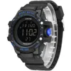 Outdoor Digital Uhr für Männer 50M Wasserdichte LED Sport Timing Wecker Kunststoff Armband Armbanduhr Deportivo Hombre
