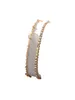 Catena del piede di colore argento di pietra di cristallo di lusso per ciondoli da donna Accessori di gioielli estivi regolabili in lega di metallo