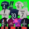 MBAPPE HAKIMI SPIELER #30 Fußballtrikot SERGIO RAMOS 23 24 Fußballtrikots 2022 2023 MARQUINHOS VERRATTI pSGS HAKIMI Männer Kinder Kit Hemd Uniformen Trikot Fußdrittel