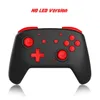 Contrôleurs de jeu Joysticks pour Switch Pro sans fil Bluetooth Joystick contrôleur de manette Turbo RGB LED respiration NS OLED Phil22