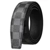 Belts 3.5cm Cow Leather High Quality No Buckle Fashion Designers Only Black Coffee Waist Belt Casual Cowhide Straps