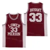 Man ALTERNATE Mcdonalds 33 Lower Merion High School Basketball Jerseyss Uniform College Black White Blue Red Grey Team Color For Sport Fans HipHop Stitched Hip Hop