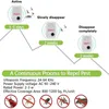 Mosquito Killer Control de plagas electrónico multiusos ultrasónico repelente de plagas rechazar rata ratón repelente Anti roedor Bug