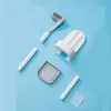 Силиконовая бриллианская туалетная кисть и держатель для сушки для хранения ванной комнаты и организации инструмент для очистки ванной комнаты WC Accessories 220815