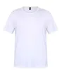 Isı Transferi Boş Süblimasyon T-Shirt Modal Mürettebat Boyun Kısa Kollu T-Shirt Beyaz Polyester Çocuklar İçin Bebek Çocukları Gençlik ABD Deposu