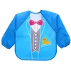 1PC Cartoon Waterproof EVA Long Sleeve Bibs Children Apron Full Feeding Smock 220507