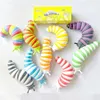 Fidget Toys Rainbow Slug Articulated Flexible 3D Slugs Fidget Toy All Ages Relief Anti-Anxiety Sensory for Children Aldult DHL FREE YT199503