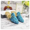 Women Fur Princetown Mules Autumn Winter Warm Wool Slippers Classic Metal Buckle Embroidery Sandals Men Lace Velvet Slipper 35-45