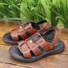 Сандалии мужчины Roman 2022 Summer Beach Trend Fashion Men's Men's Men's Mansse Mansage Massage Casual Platform Sandalias Outdoor