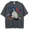 Mężczyzn T Shirt Hip Hop Streetwear Zagimaży japońskie anime Graphic Bawełna TAKA TAKA Summer