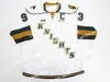 Nouveau # 93 Mitch Marner Jersey OHL London Knights CCM Premer 7185 Mitch Marner Hommes 100% Cousu Broderie Maillots De Hockey Sur Glace Vert Noir