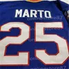 MThr Vintage JAKE MARTO COLORADO EAGLES Game Jerseys blue 100% embroidery Hockey Jersey Custom Any Number and Name