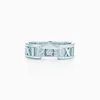 جديد S925 Sterling Silver Silver Luxury Wedding Rings 'T Shape Men Collection Popular Jewelry Name Big Fashion Moder