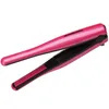 USB Mini Flat Iron Portable Travel Draaieloze oplaadbare krullen met kracht voor haargraden en krultroze 220623