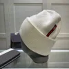 Klassisk stickad hatt beanie cap designer skalle mössor för man kvinna mode vinter hattar 5 färger