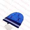 Açık Yün Örme Şapka Klasik Mektup Beanie Cap Unisex Sıcak Kafatası Kapası Geçici Dome Fit Beanies