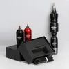 Mini Rocket Tattoo Machine Set Japan Motor Wireless Power Supply RCA Interface Rotary Pen Kit 220816