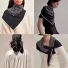 Projekt marki luksusowe kobiety moda 100 jedwabnych kwadratowych szalików 9090 cm