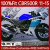 Corpo de OEM para Honda CBR500 CBR 500R 500 R CC 500cc 11-15 Bodywork 126No.139 CBR-500R CBR500R 11 12 13 2014 2015 CBR500RR 2011 2012 2013 14 15 Fairing Injecção Repsol Azul