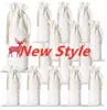 Sublimation Blank Santa Sacks DIY Personalized Drawstring Bag Christmas Gift Bags Pocket Heat Transfer New year P0808