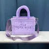 2024 Сумка Marc Totes Bags Женщины дизайнерские сумки плюшевые сумочка для куппира Shopper Shopper Сумочки на плечах