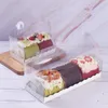 Gift Wrap 10st Creative Square Transparent Packaging Cake Box Diy Baking Dessert Protoable Boxes Festival Wedding Party Favors BoxGift