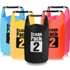 Pooltillbehör 2L Vattentät vattenbeständig torr påse Sack Storage Pack Pouch Swimming Outdoor Kayaking Canoing River Trekking Boating