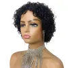 Perucas de cabelo nxy pixie corte curto cachear humano perucas de onda profunda peruca humana barata brasileira 220609
