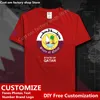 Estado da camisa de algodão do Qatar, camisa personalizada, fãs DIY Número Tshirt High Street Fashion Hip Hop Camiseta casual solta 220616