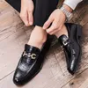 Brogue Men Shoes 2022 New PU Leather Casual Business Shoes Fashion Dress Classic Comfortable Slip on Spring Autumn Loafer Round Toe