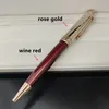 高品質の赤 /青163ローラーボールペン /ボールポイントペン /噴水ペンオフィスステーショナリーファッション書き込みボールペン箱なし