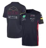 2023 F1 Racing Suit T-shirt Formel Team T-shirts snabb torr kortärmad sommarmän kvinnor runda nacke bilfans Jersey Custom