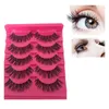 Faux Cils Paires Mode Femmes Doux Naturel Long Croix Faux Cils À La Main Épais Extension Beauté Maquillage OutilsFaux Harv22