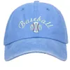 Berretto da baseball vintage regolabile snapback papà cappello tinta unita ricamo cappelli sportivi lavati invecchiati tinti