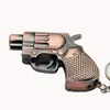 Creative Revolver Lighter Metal Revolver Type Gun Uppblåsbar vindtät lättare möbler Ornament Personlig 357 pistoländare