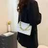 패션 어깨 가방 꽃 겨드랑이 체인 가방 여성 핸드백