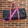 Luipaardreistas 10 stcs Lot GA Warehouse Grote capaciteit Cheetah Duffel aangepaste ontwerp handtas Overnacht weekend Tote-tassen met strap DOM106-1065