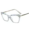 Солнцезащитные очки модные бренды дизайнер женщин хрустальные школьные очки высококачественные металлические ноги рецептурные очки с диоптером от 50 до 400sungla