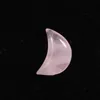 Wholesale Custom Natural Crystal Stone Small Crescent Healing Crystal Moon Stones for Jewelry Making Bend Crafts Ornament 13x18mm