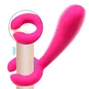 Nxy Cockrings 3 in 1 Triple Motor Vibrating Dildo 7 Vibration Rechargeable Clitoris Nipple Penis Massager Stimulator Sex Toy for Women Couple 220505