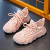 2022 New Children sport shoes For boys sneakers girls shoes child leisure trainers casual breathable kids running shoes boys G220221